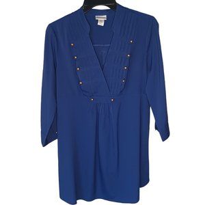 Motherhood Navy Blue Maternity Top Size Small